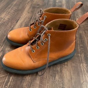 Dr Martens Emmeline 5 Eye Ankle Boots Brown